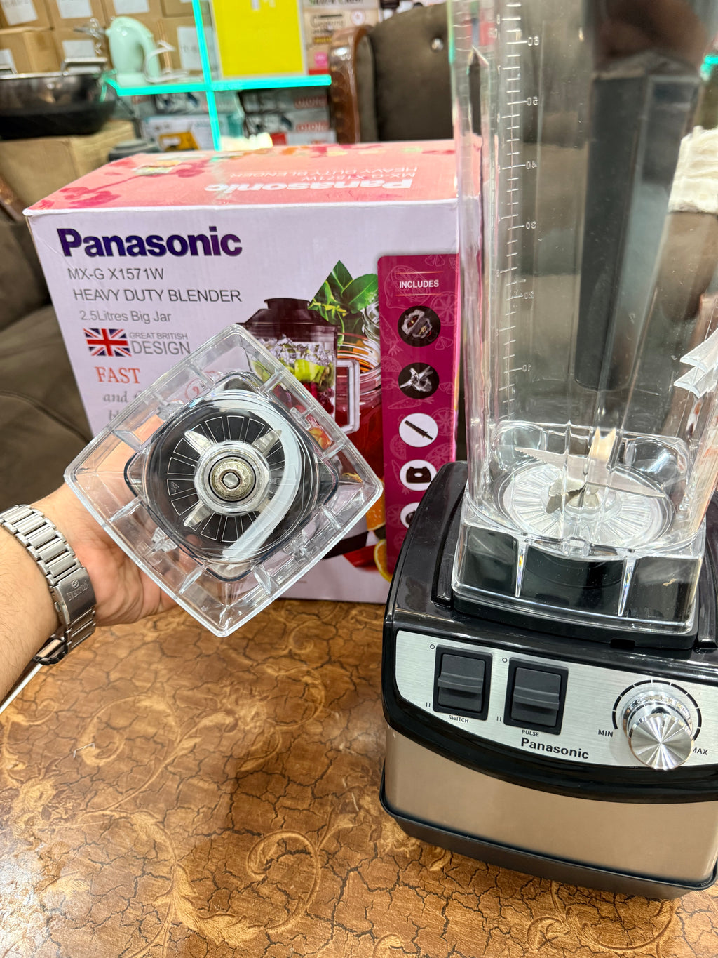 Panasonic 2 in 1 blender steel gears ⚙️ heavy duty