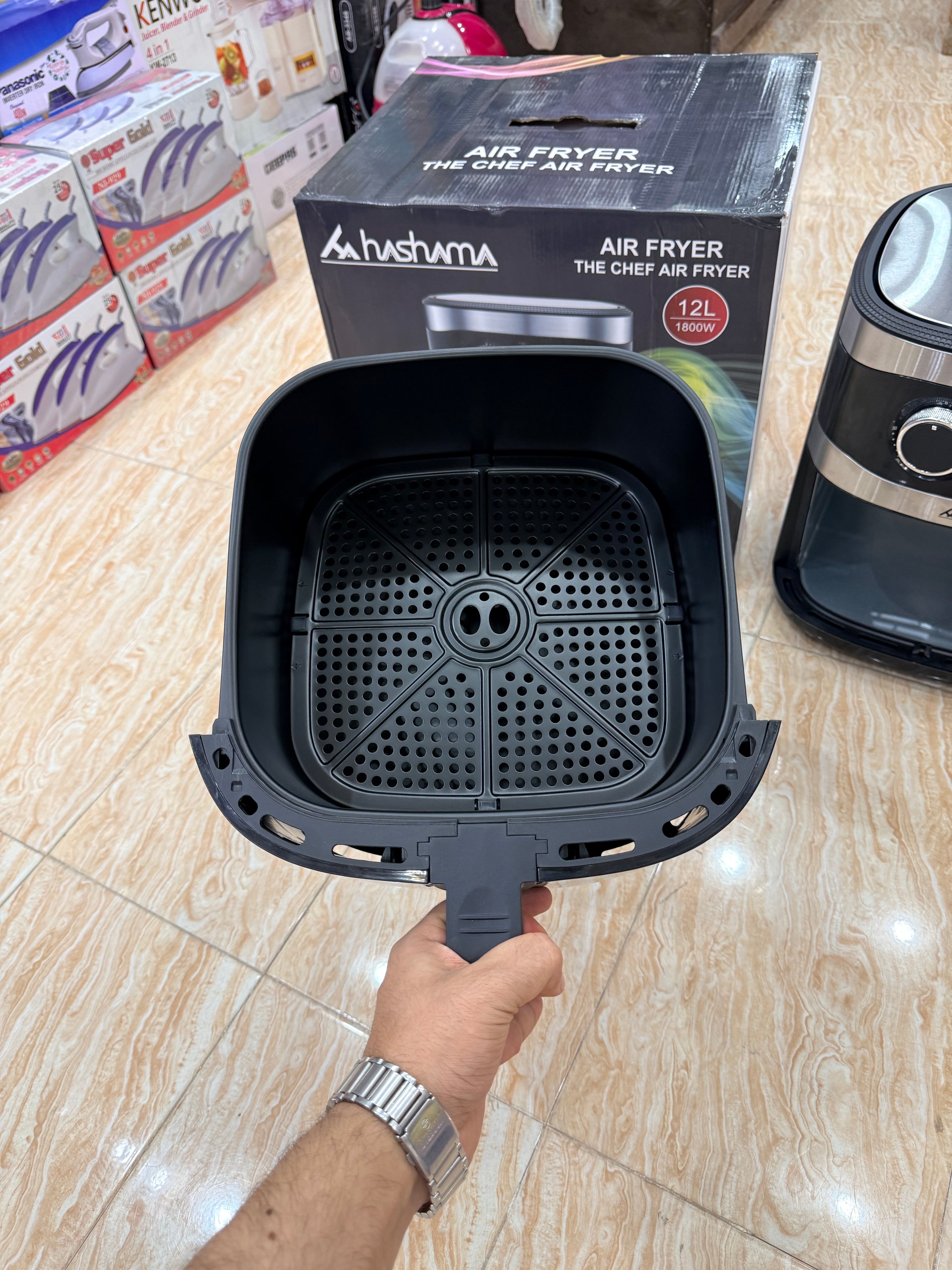 Hashama Air Fryer 12L 1800W – Model JD-988