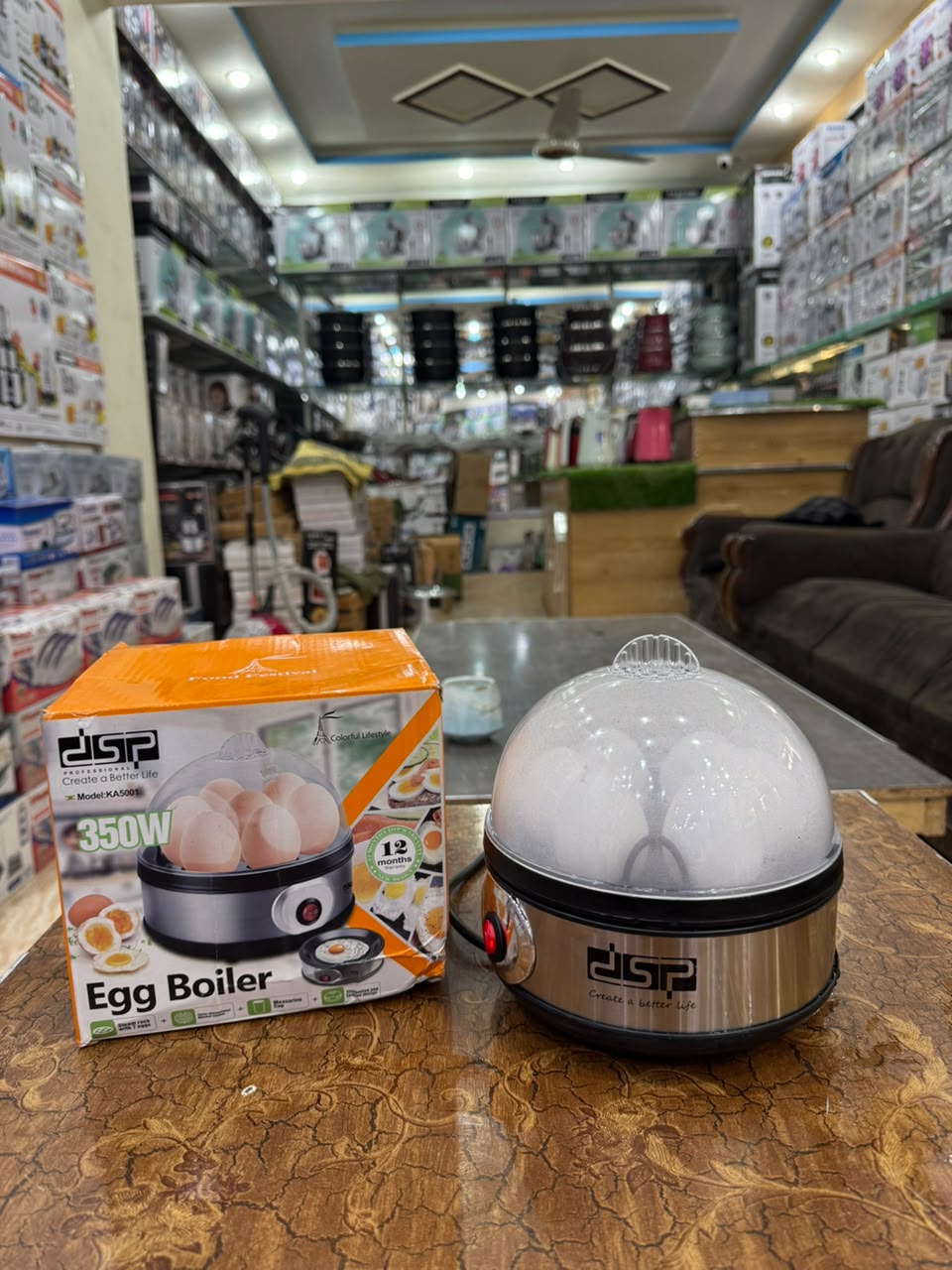DSP 350W Electric Egg Boiler – Automatic Egg Cooker