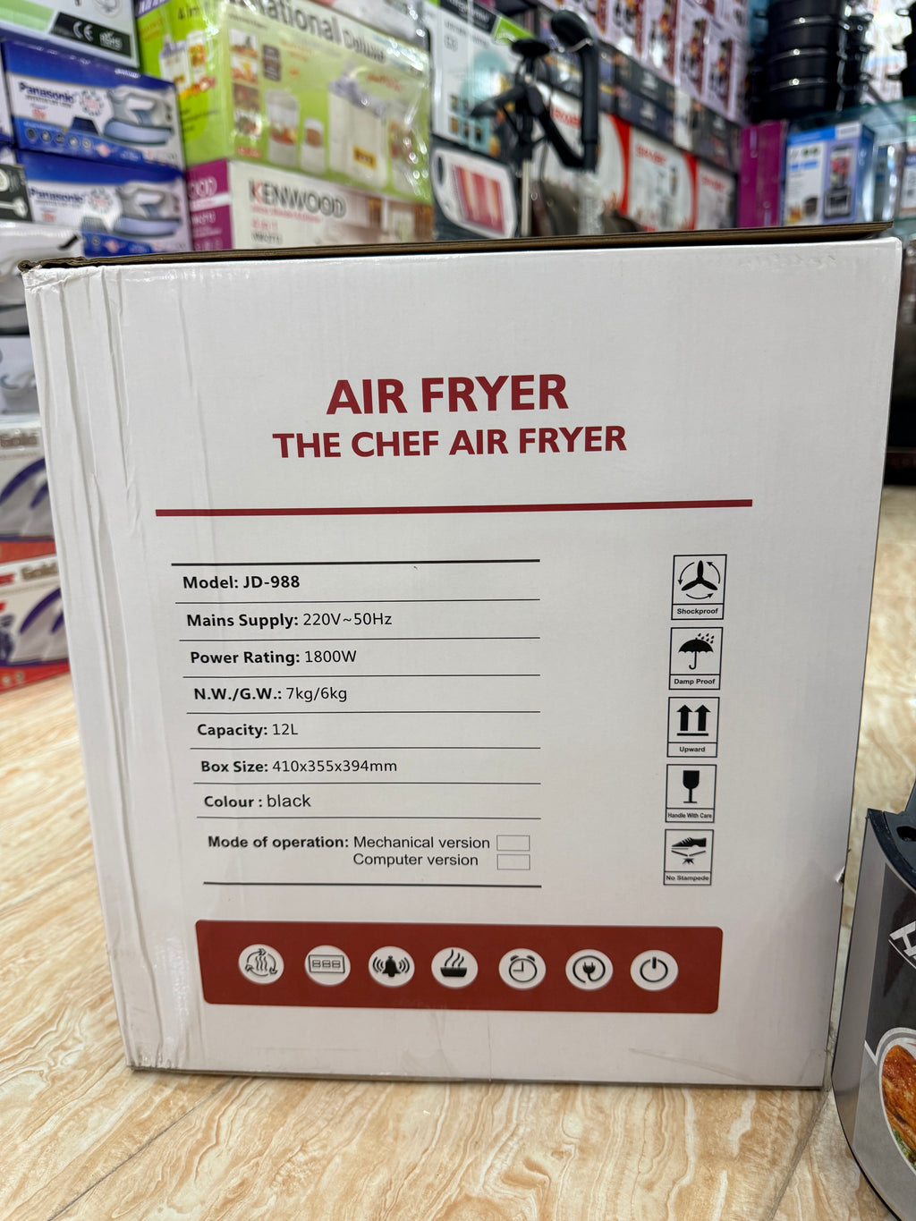 Hashama Air Fryer 12L 1800W – Model JD-988