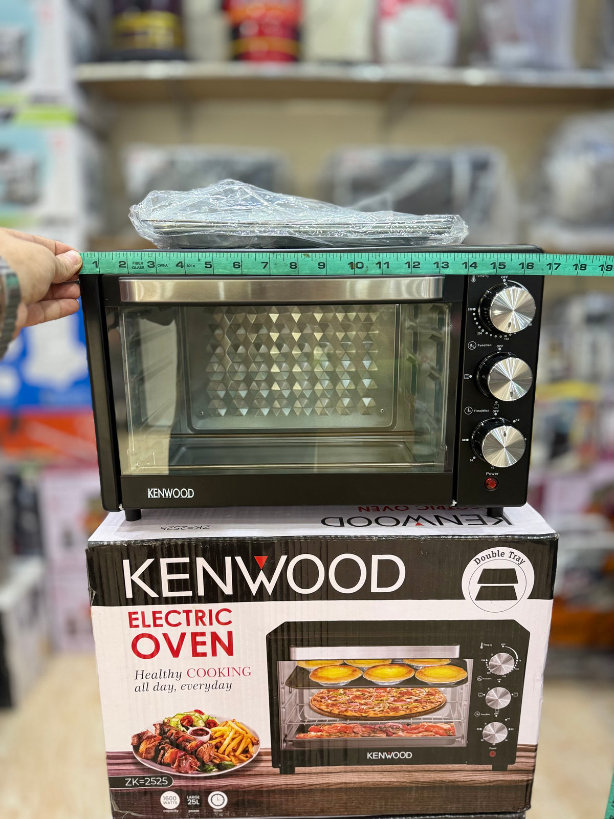 Kenwood 20 ltr baking oven for double tray 1600 watt