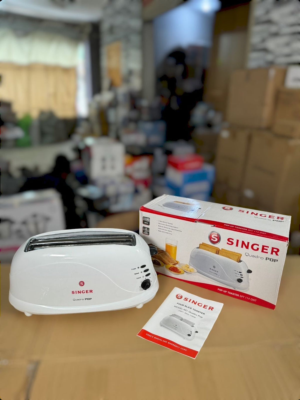 Singer 4 slice toaster