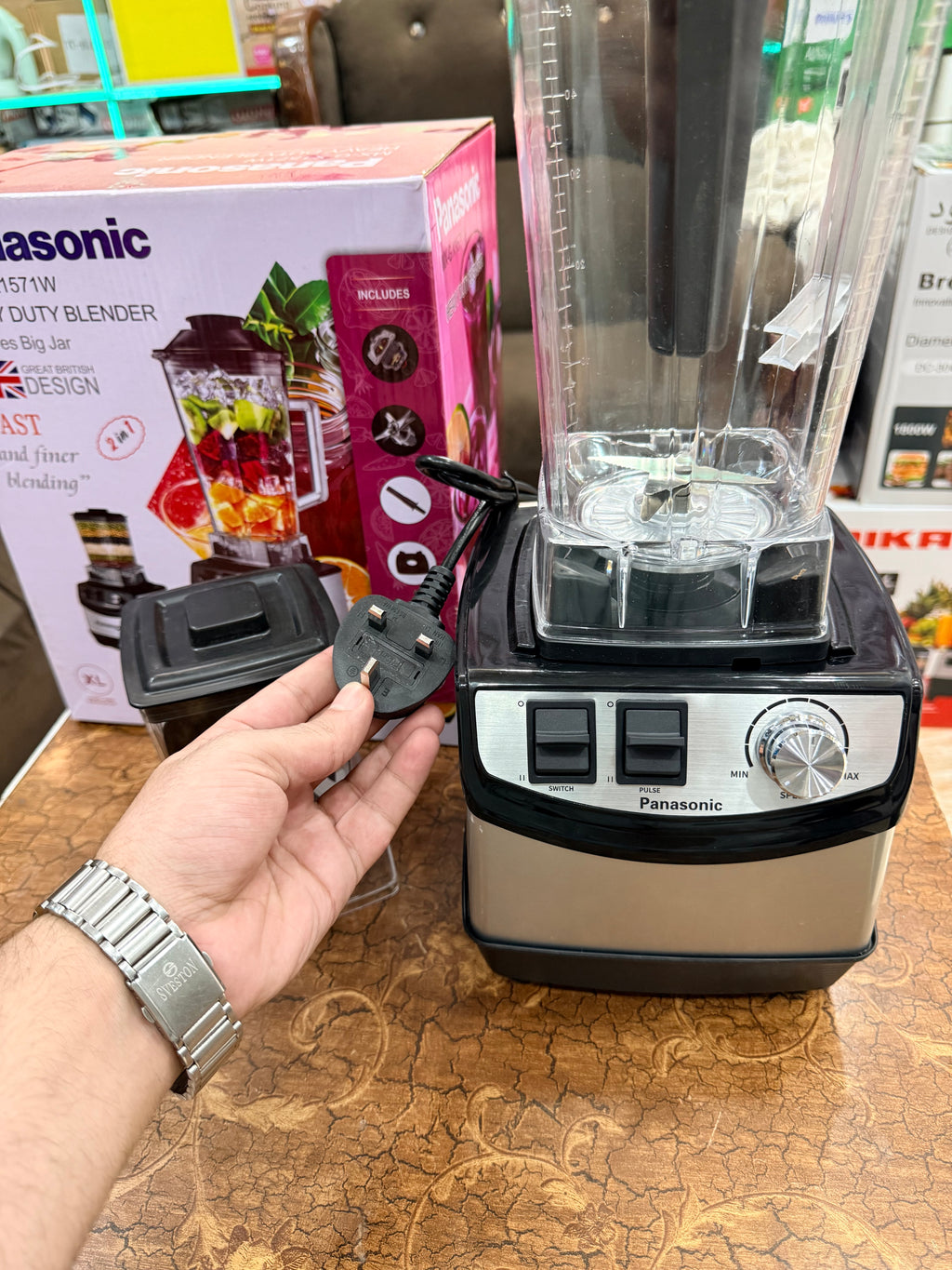 Panasonic 2 in 1 blender steel gears ⚙️ heavy duty