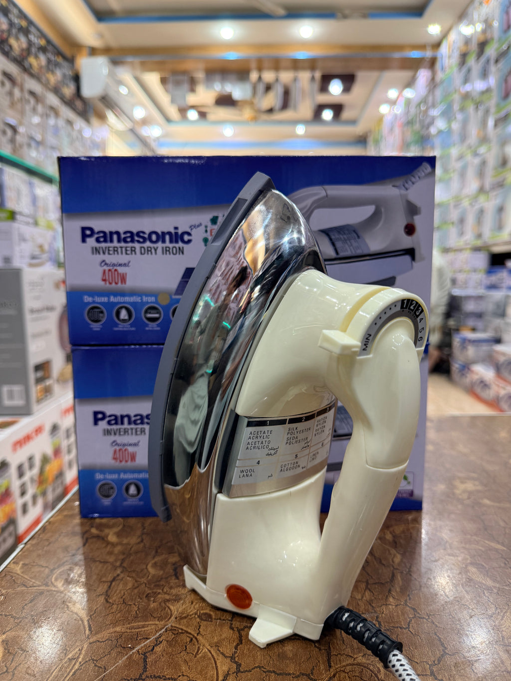 Panasonic inverter iron full non stick plate 400 watt