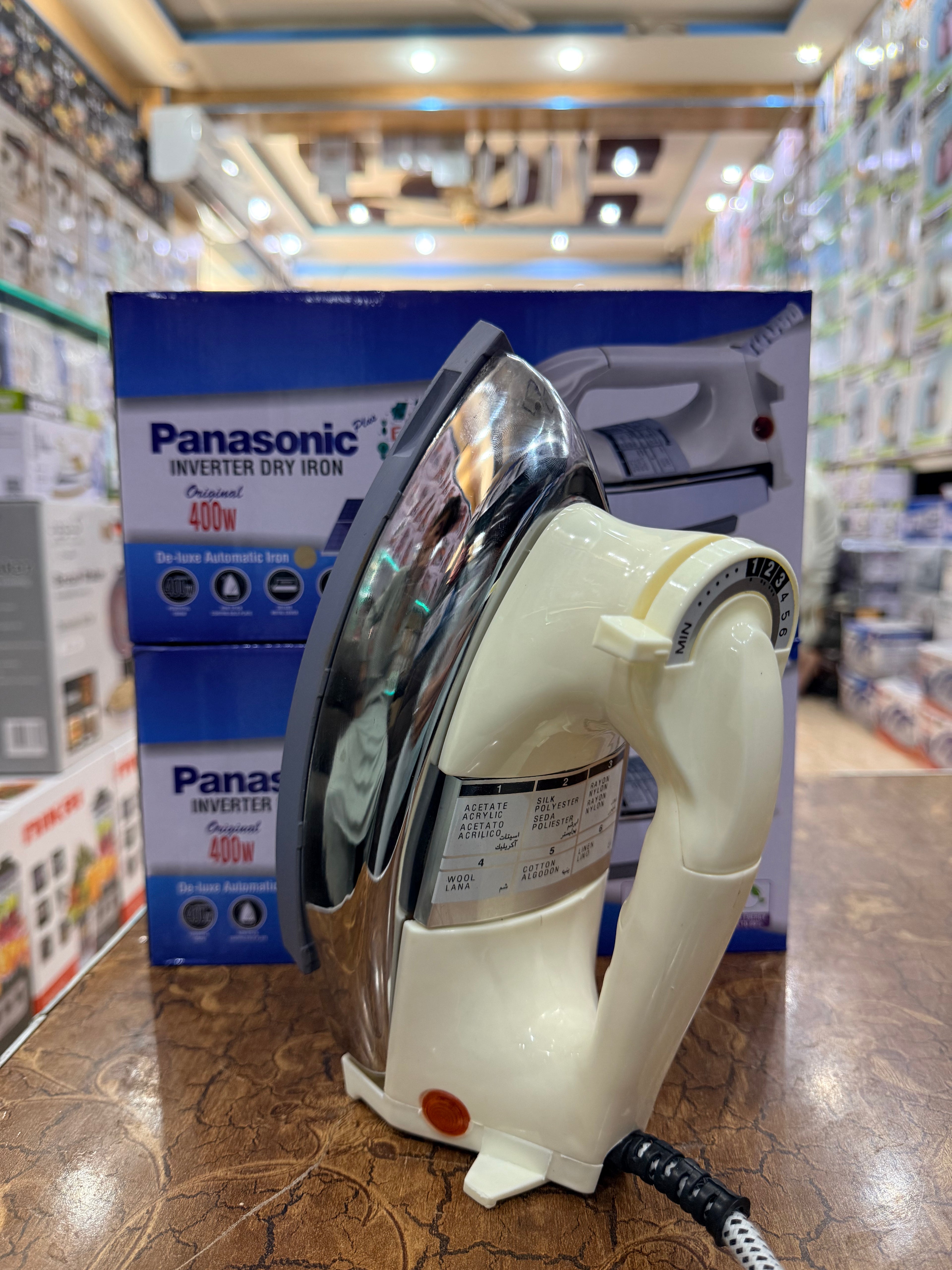 Panasonic inverter iron full non stick plate 400 watt