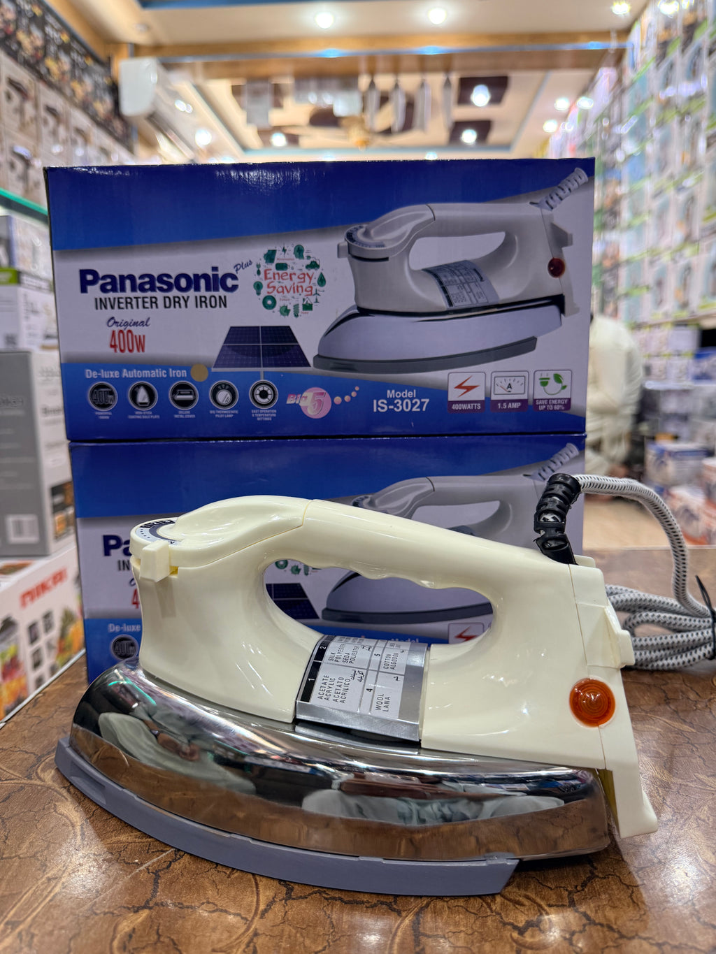 Panasonic inverter iron full non stick plate 400 watt